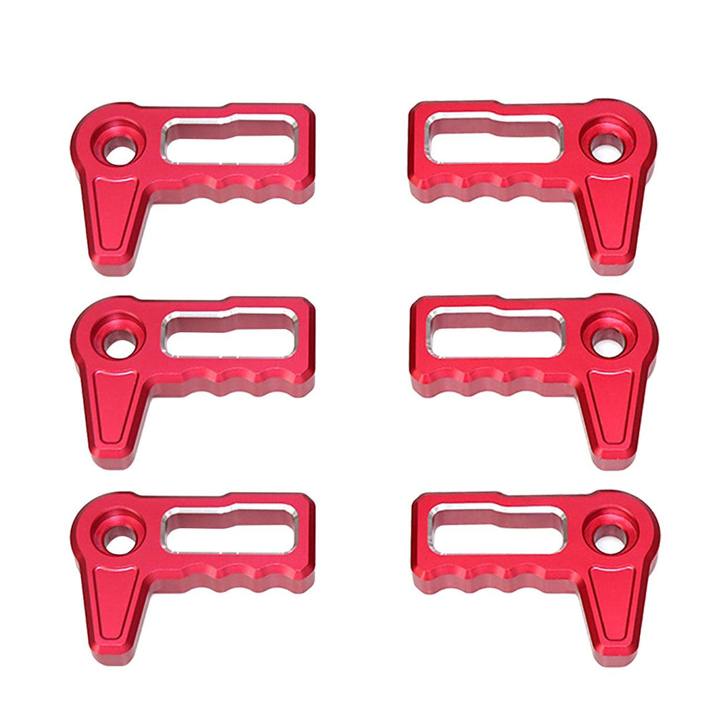 (6pcs/set) Top Roof Switch Handle for 2018-2022 Jeep Wrangler JL (Red/Black)
