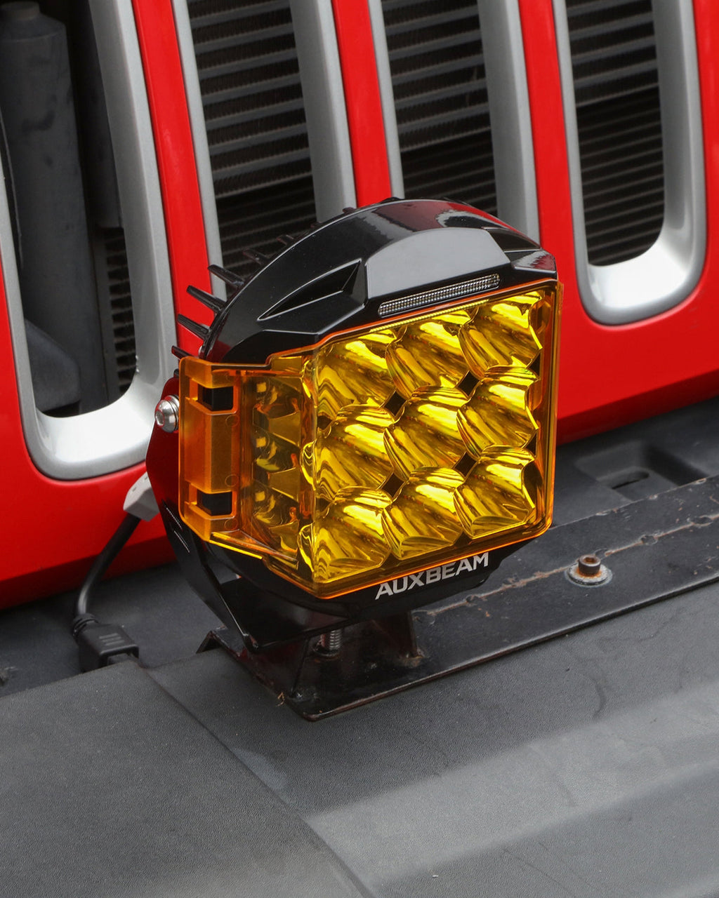 V-MAX Series | 7 Inch 228W 26100LM Spot Beam Side Shooter LED Round Driving Lights with Amber DRL&Backlight