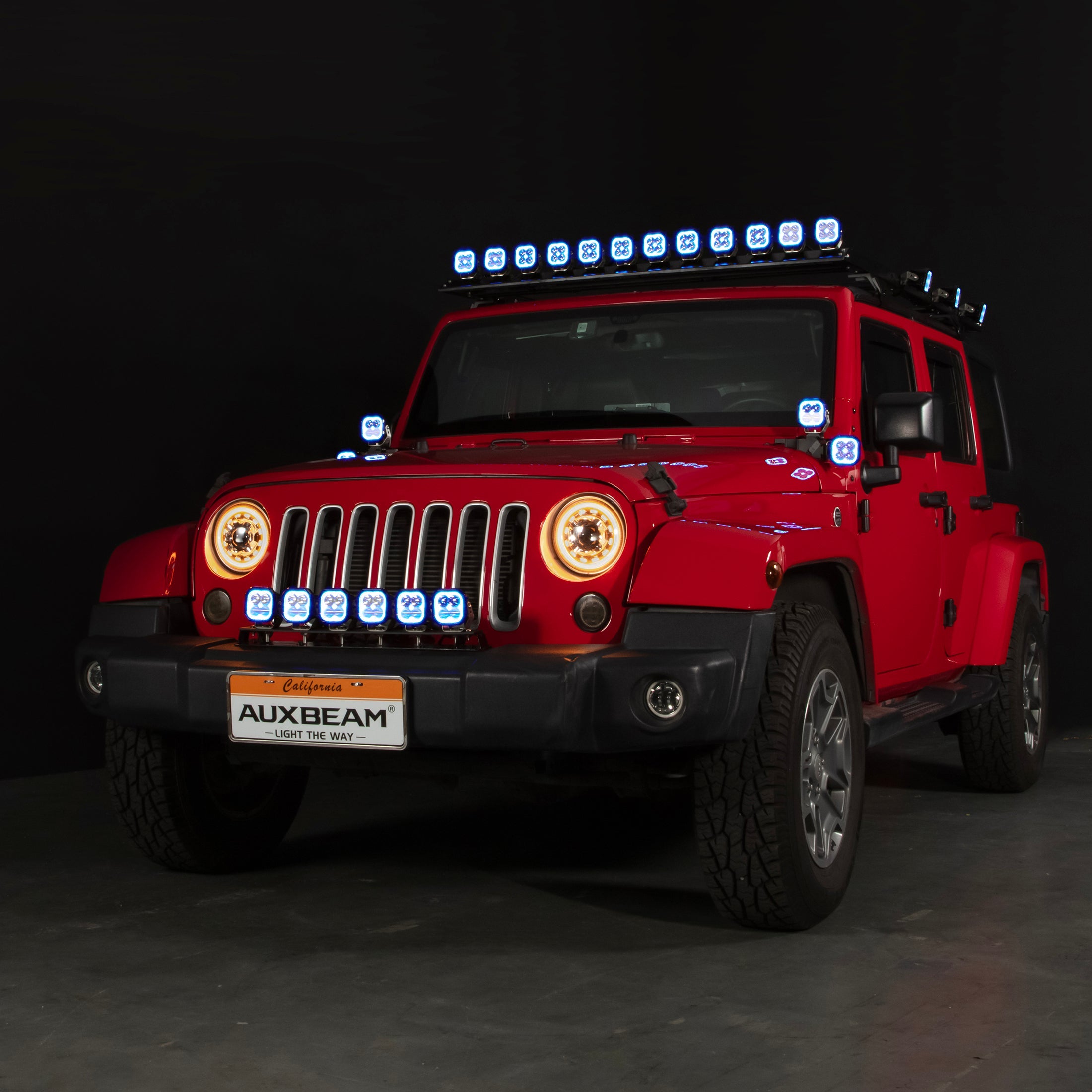Color Play Series 3 Inch 116W RGB LED Pod Lights Combo Off Road Lights With 8 Backlight Options
