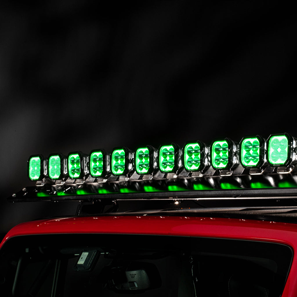 Color Play Series 3 Inch 116W RGB LED Pod Lights Off Road Lights With 8 Backlight Options