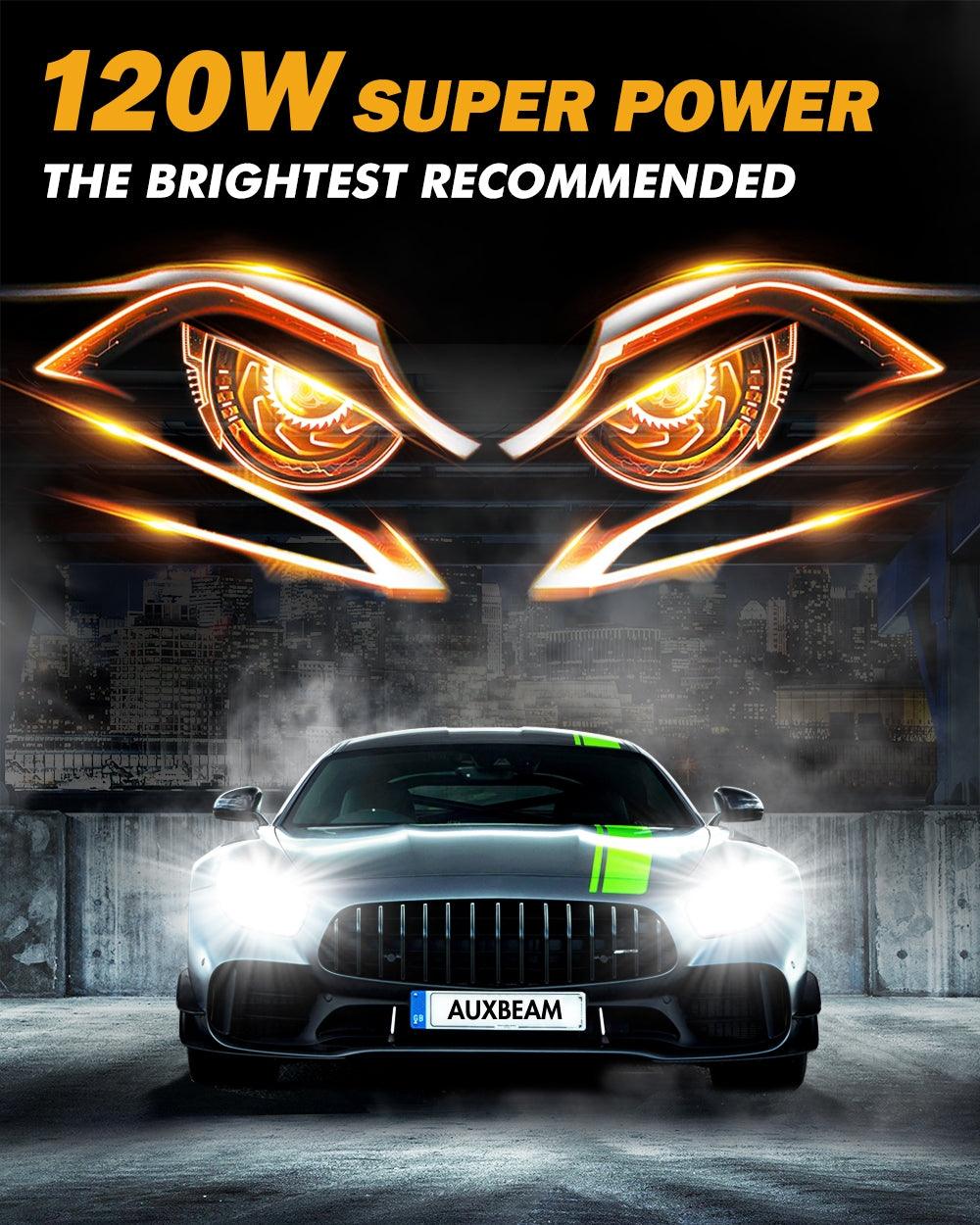For 2007-2012 Ford Mustang Shelby GT500 H13 LED Headlight Bulbs