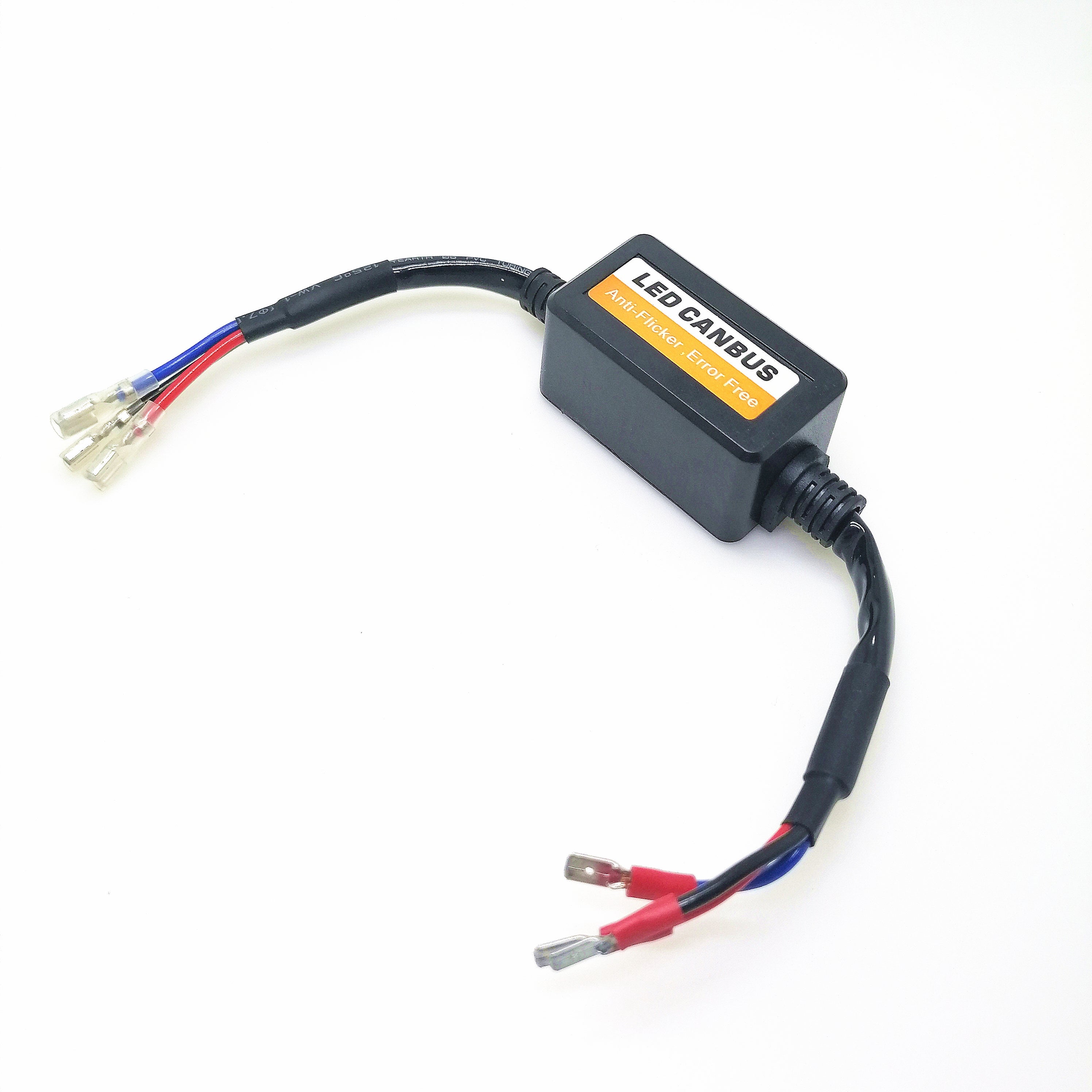H15 C10-MODEL Anti Flicker Led Conversion Kit Error Free Wiring Harness Adapter