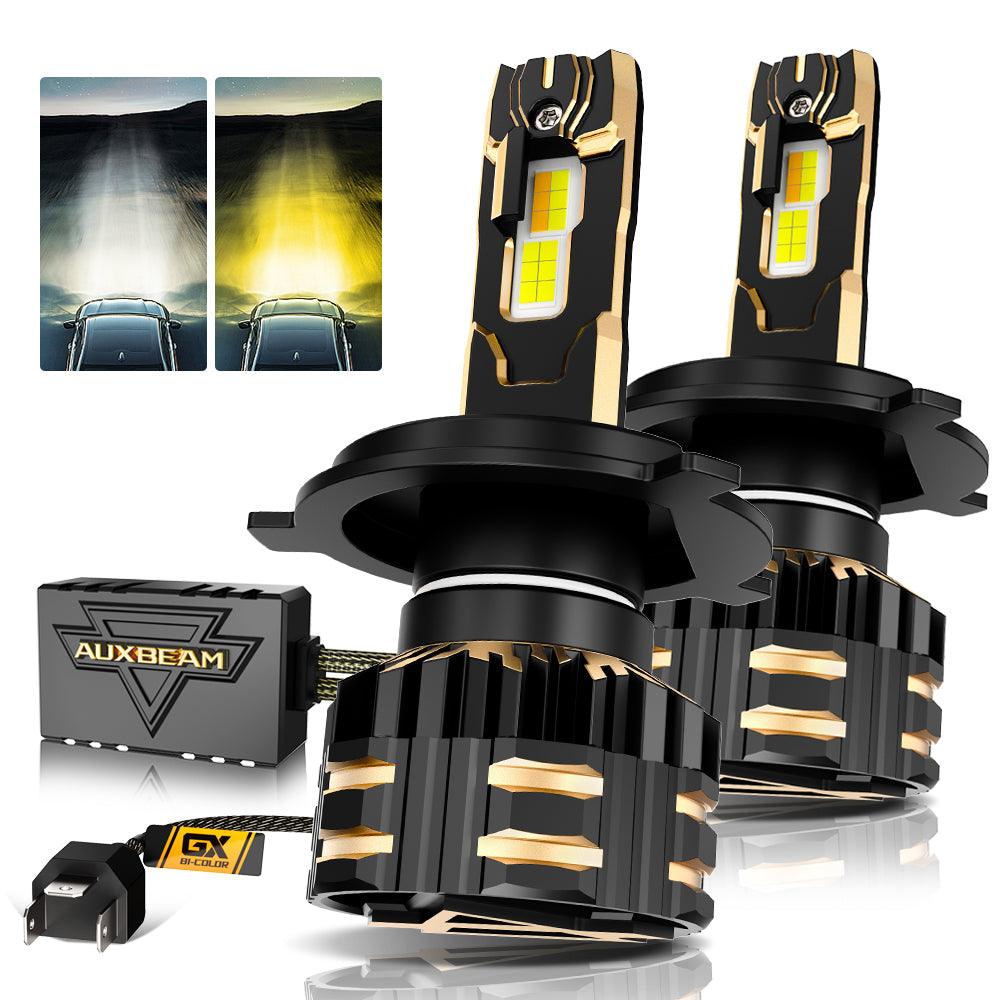 High Power & Brightness GX Bi-Color Series 25000LM 110W LED Headlight Bulbs Dual Color Switchback