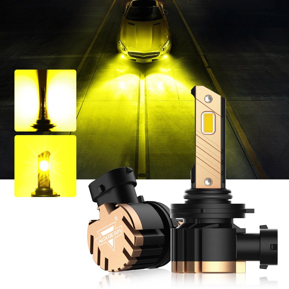 9006 HB4 LED Fog Light/DRL Bulbs 44W 8000LM 3000K Golden Yellow Z3 Series | 2 Bulbs