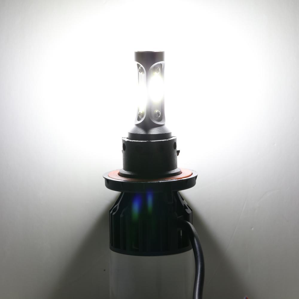T5 Series Fan Cooling 50W 5000LM LED Light Bulbs High Low Beam Conversion Kit