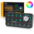 🆕KS-80 Knob RGB Switch Panel MAX 120A ,Light Dimming, Dynamic Chase, Four External Triggers, 4 Modes