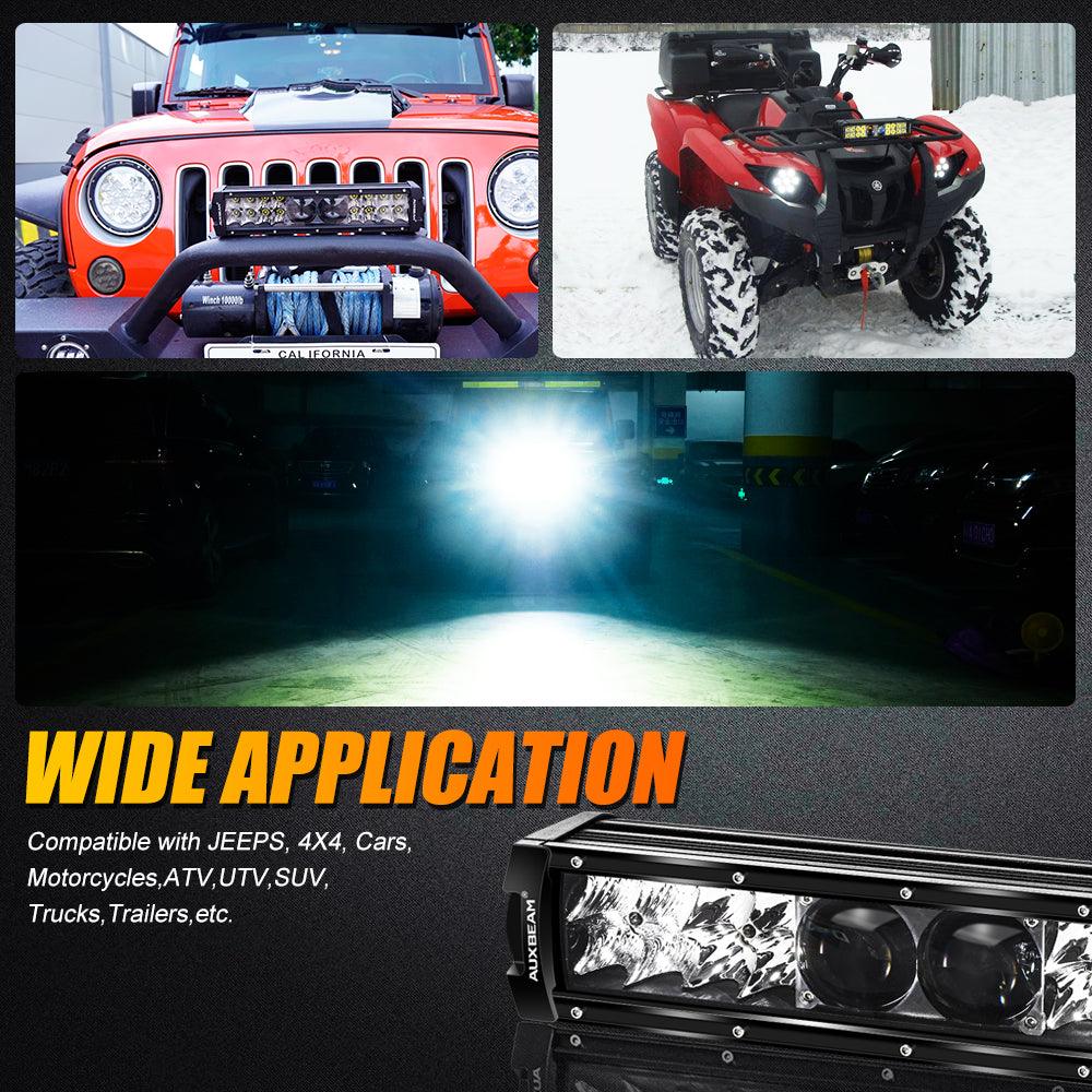 5D-PRO Series 12 Inch/22 Inch/32 Inch/42 Inch/52 Inch Spot LED Light Bar with 5D Projectors