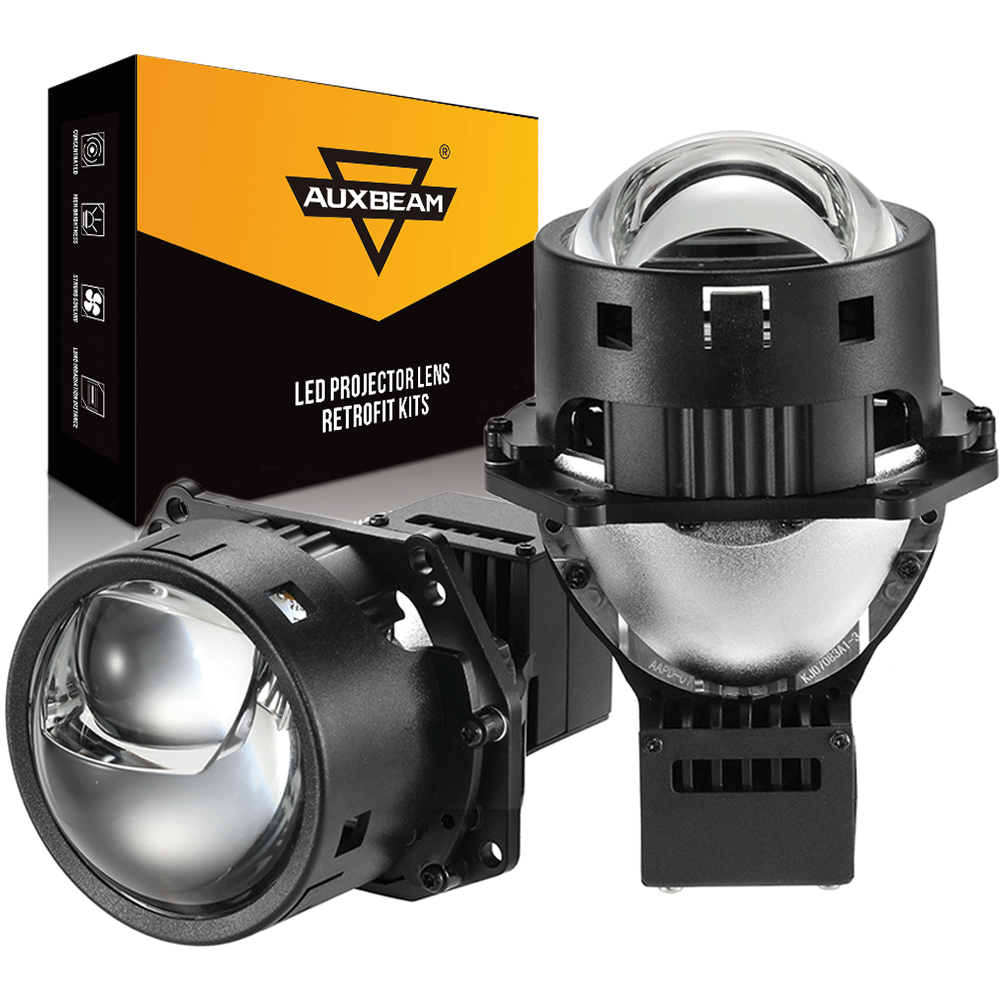 🆕3 Inch 140W Hyperboloid Bi-LED Direct Projector Lens Headlight K9 Series Retrofit Cutting Installation for Car | 2PCS/set