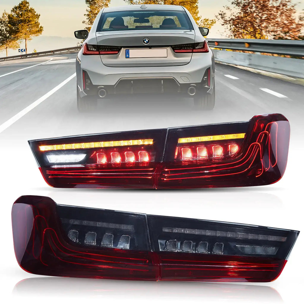 LED Laser TaiL Lights Assembly CSL Style For 2019-UP BMW 3-Series G20/G80 M3