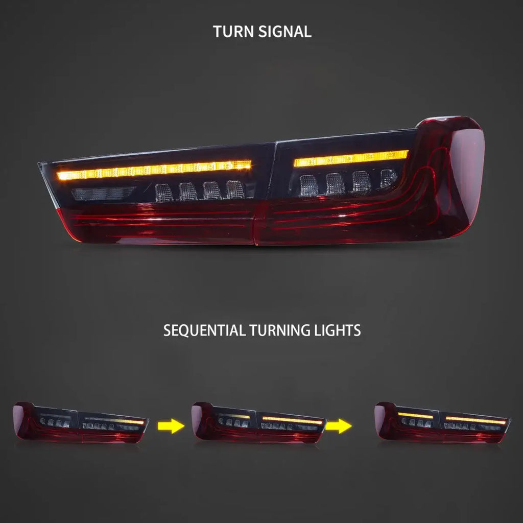 LED Laser TaiL Lights Assembly CSL Style For 2019-UP BMW 3-Series G20/G80 M3