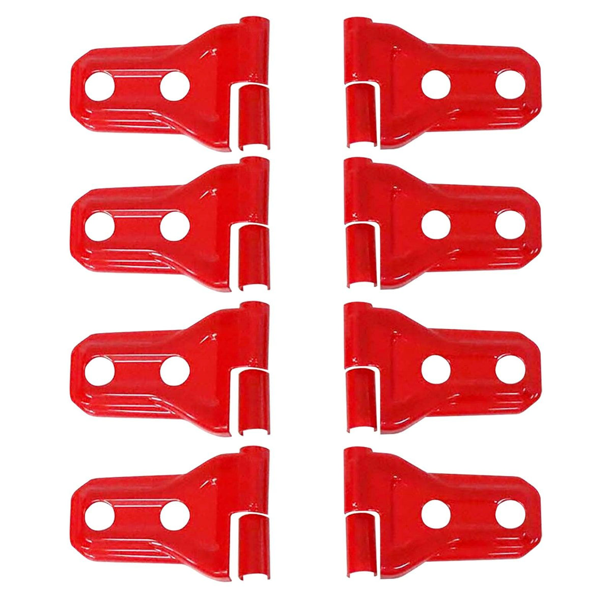 (8pcs/set) Door Hinge Shell for Jeep Wrangler JL 2018-2022 (Black/ Red/ Silver)