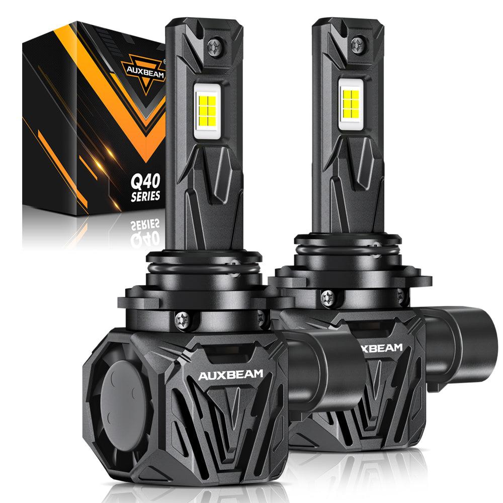 🆕9006/HB4 LED Headlight Bulbs Q40 Series Ultra-High Brightness 120W 30000LM 6500K Cool White | 2 Bulbs