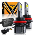 9007/HB5 LED Headlight Bulbs 90W 20000LM F15 Series 20% Smaller Size 6500K Cool White | 2 Bulbs