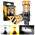 🆕 3157 US-CK LED Front Turn Signal & DRL Light Bulbs 50W 4000LM CAN-Bus Error Free Dual Color Switchback White & Amber B21-PRO Series | 2 Bulbs