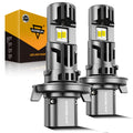 🆕Dual Turbo Fans Q50 Series 36000LM 130W LED Headlight Bulbs 6500K Cool White
