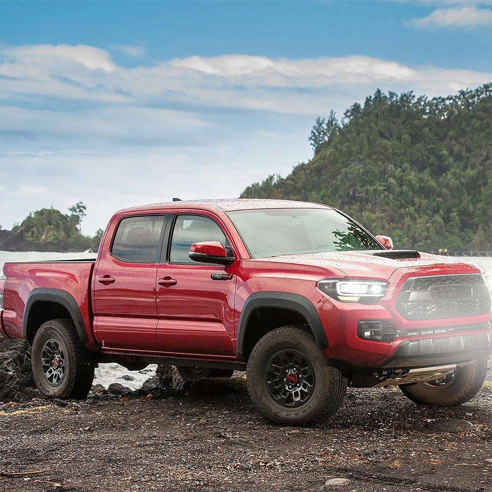 LED Headlight Assembly Reflection Bowl Chrome For 2016-2023 Toyota Tacoma 3th Gen (N300)