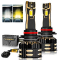 High Power & Brightness GX Bi-Color Series 25000LM 110W LED Headlight Bulbs Dual Color Switchback
