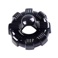 Radio Antenna Base Cover Trim Antenna Mount Decoration Bezel for Jeep Wrangler JL 2018-2022 (Black/ Red/ Silver)