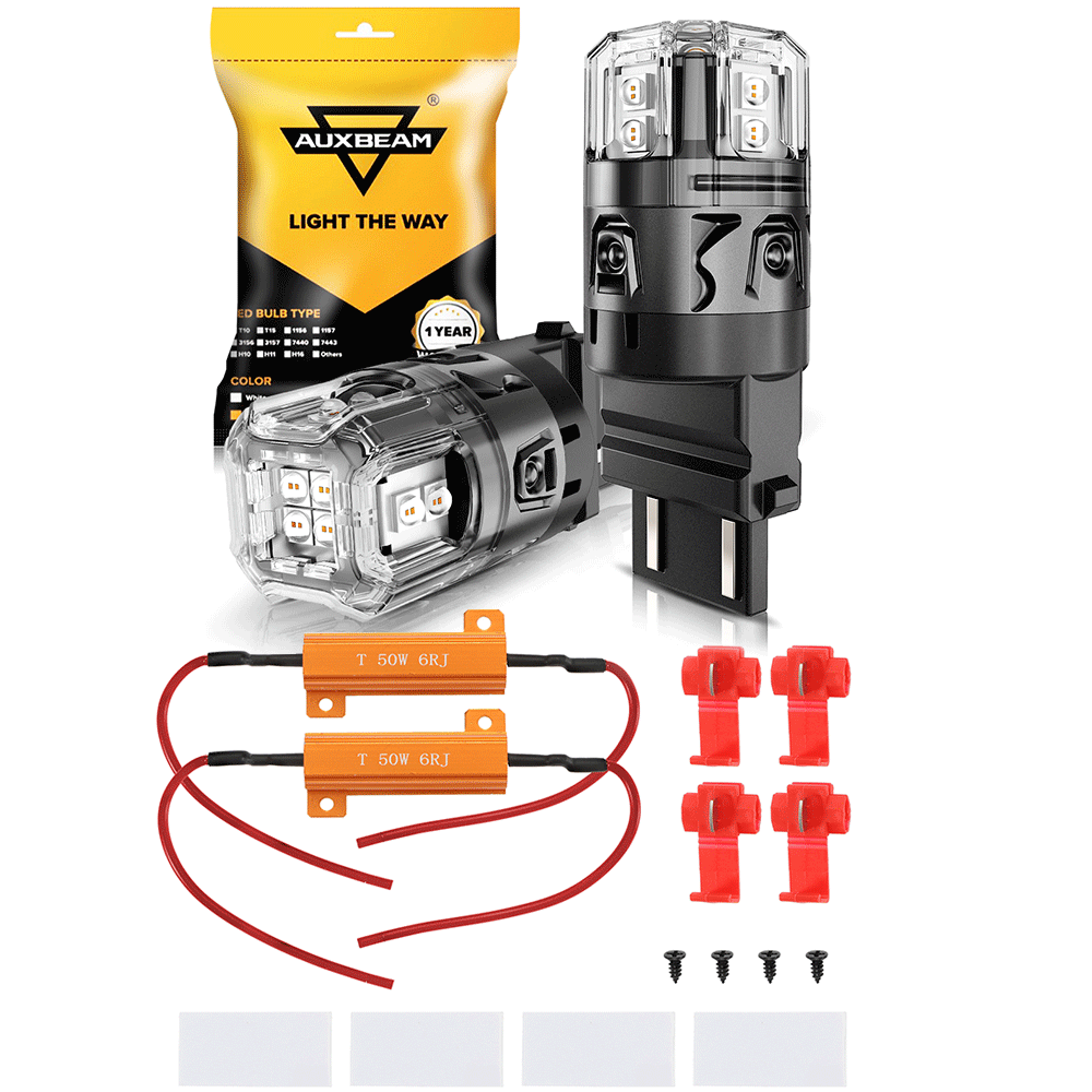 🆕T25 3157 3156 LED Brake/Tail Light Bulbs 11W 500% High Brightness CAN-Bus Error Free Red B52 Series