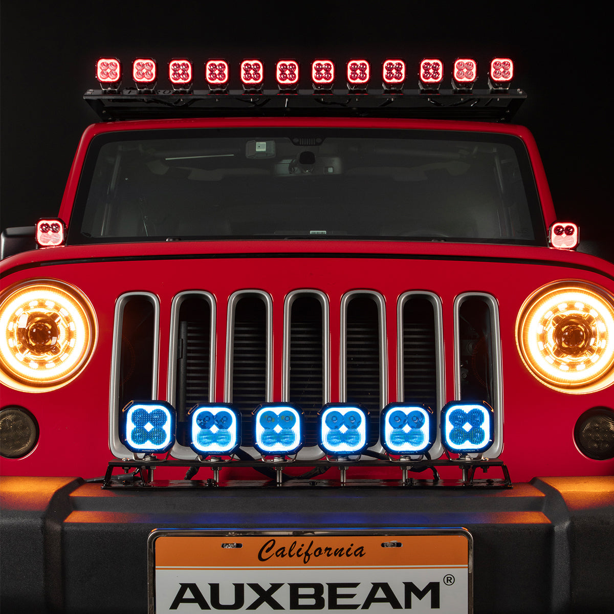 Color Play Series 3 Inch 116W RGB LED Pod Lights Off Road Lights With 8 Backlight Options