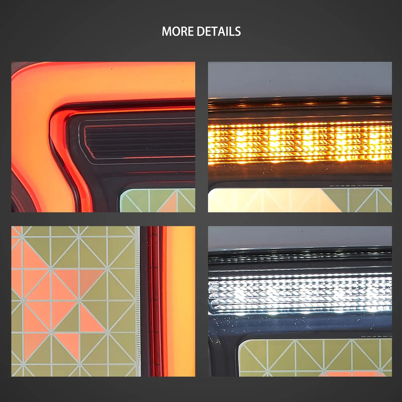 OLED Tail Light Assembly With Animation Effects For 2018-2020 Jeep Wrangler JL JLU