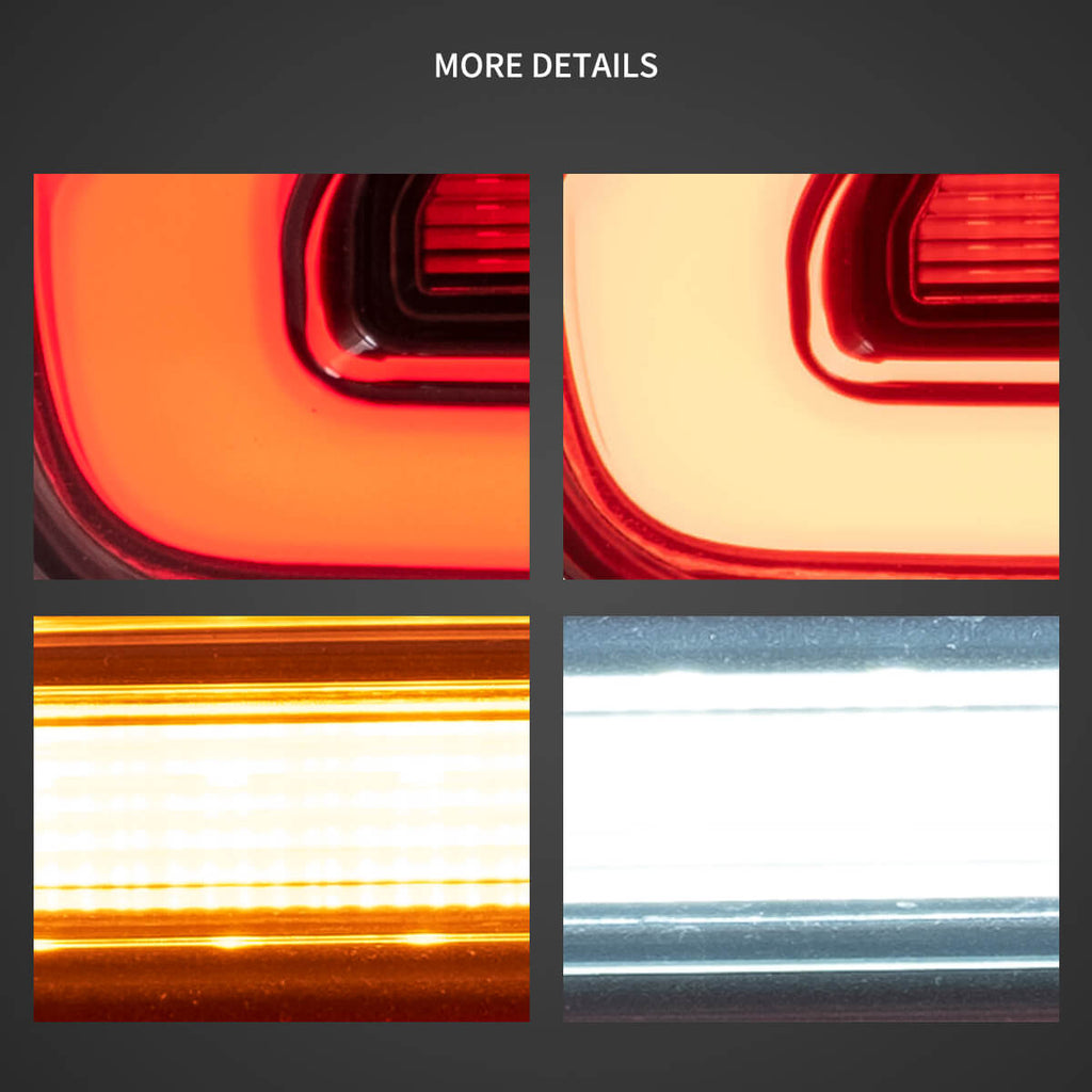 LED Tail Light Assembly With Sequential Turn Signal For 2018-2022 Jeep Wrangler 4th Gen (JL) & 2019-2022 Jeep Glandiator (JT)