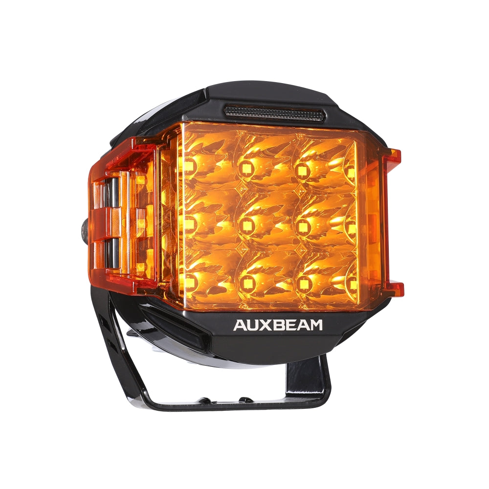 V-MAX Series 4/5/7 Inch LED Pod Lights Dark Amber Cover Light Shield Cover