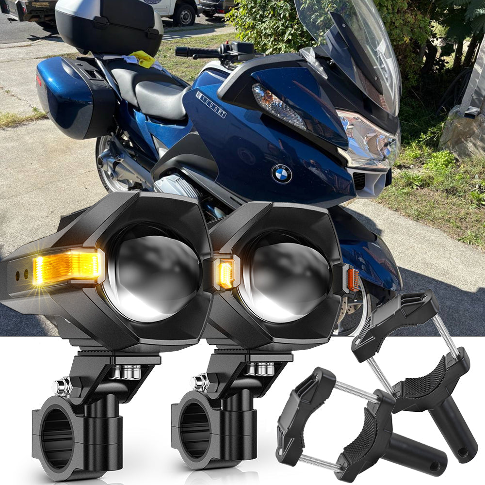 2007 BMW R1200RT Motorcycle LED Spotlight Light 3+5 Light Modes MT8 Series