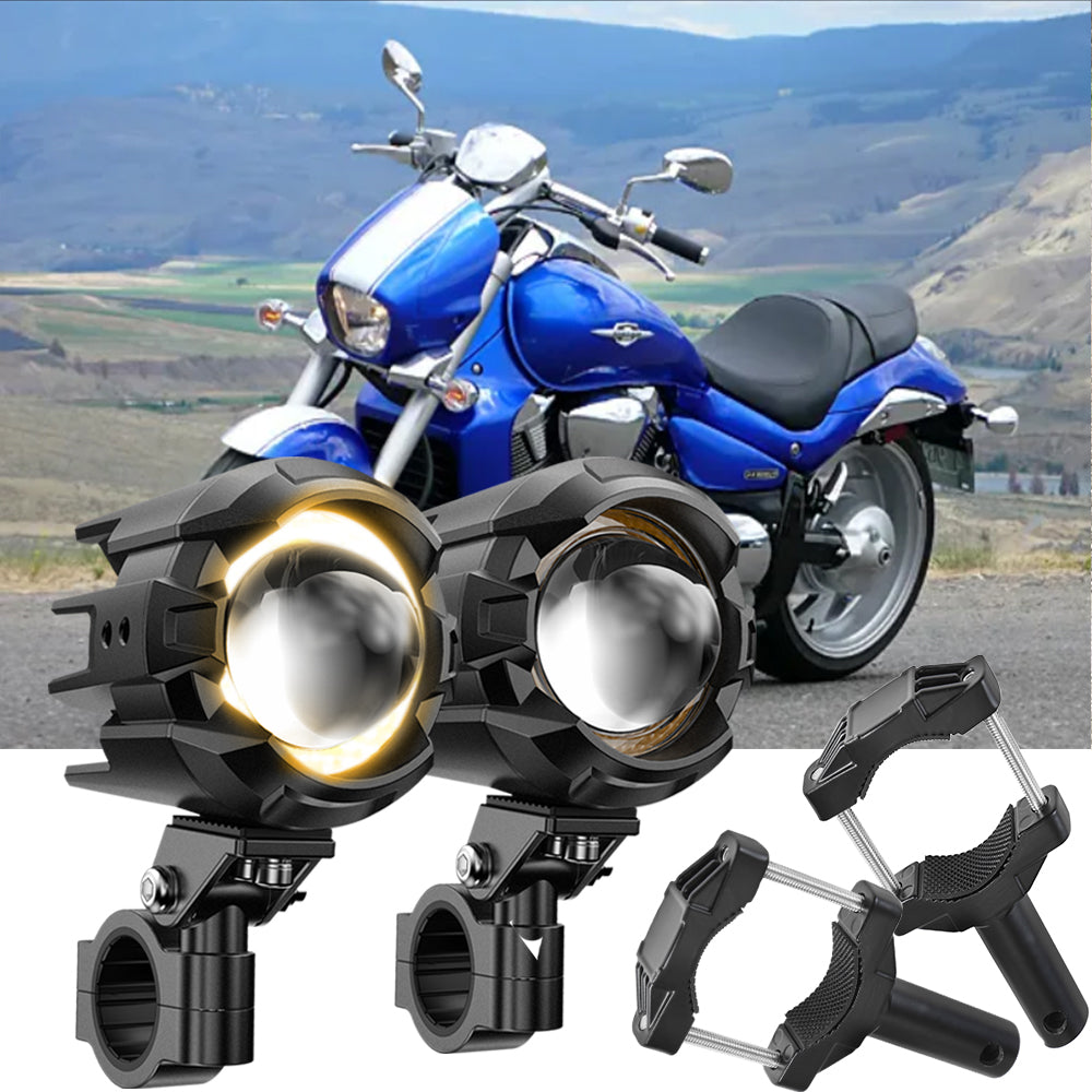 2007 Suzuki M109R LE Motorcycle LED Spotlight Light 3+5 Light Modes