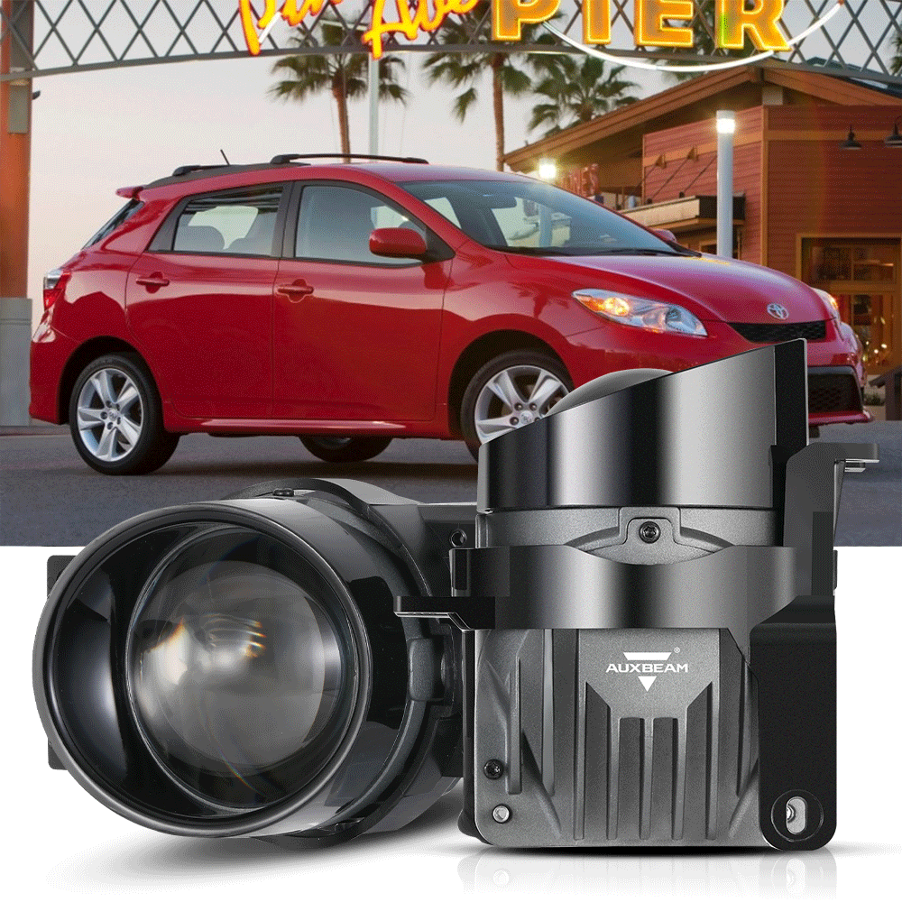 2009-2012 Toyota Matrix Bi-LED Projector Lens Fog Light - 3 Inch 100W 6000K HD Lens