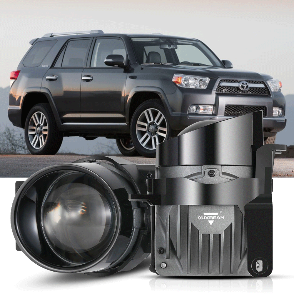 2010-2022 Toyota 4Runner Bi-LED Projector Lens Fog Light - 3 Inch 100W 6000K HD Lens