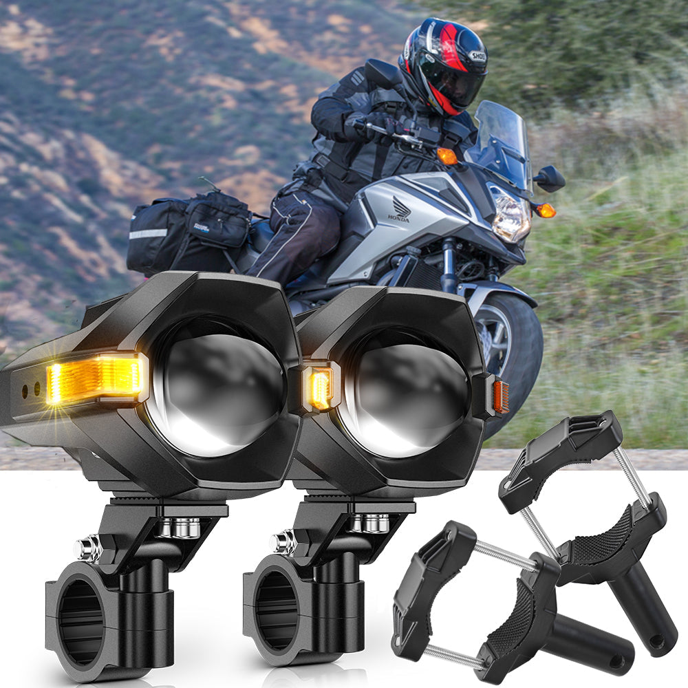 2011 Honda NC700X Motorcycle LED Spotlight Light 3+5 Light Modes MT8 Series