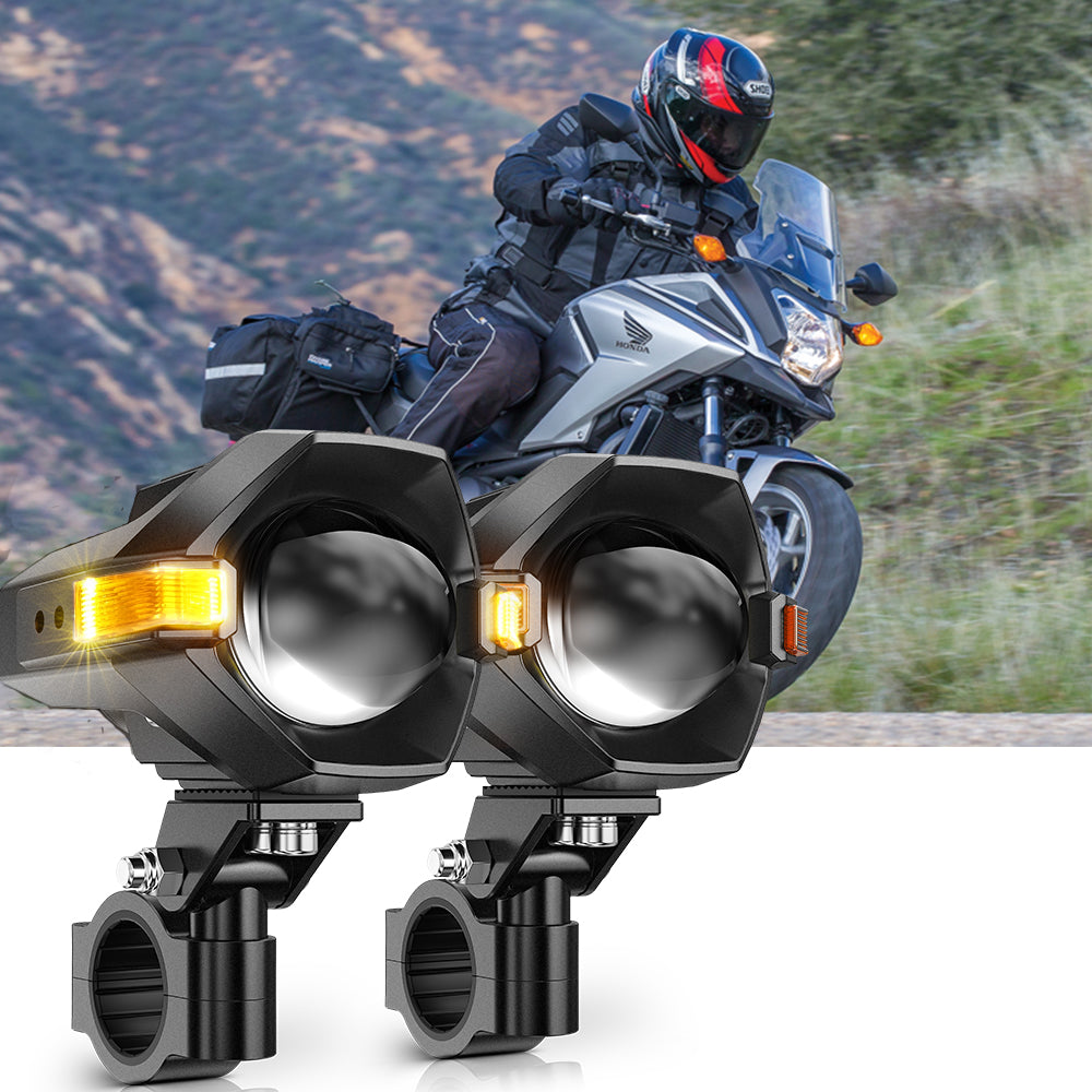 2011 Honda NC700X Motorcycle LED Spotlight Light 3+5 Light Modes MT8 Series