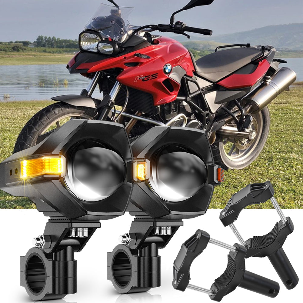 2014 BMW F700 GS Motorcycle LED Spotlight Light 3+5 Light Modes MT8 Series