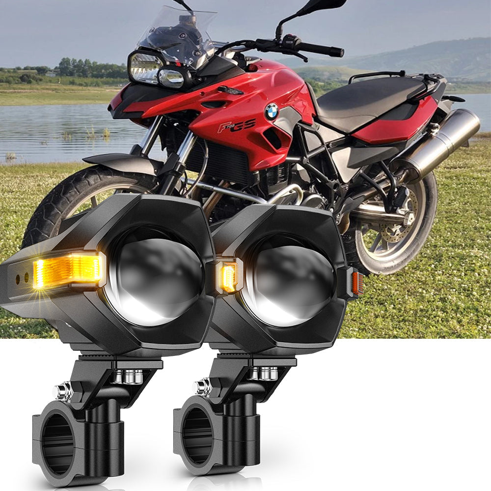2014 BMW F700 GS Motorcycle LED Spotlight Light 3+5 Light Modes MT8 Series
