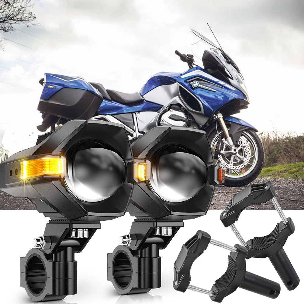 2015 BMW R 1200RT Motorcycle LED Spotlight Light 3+5 Light Modes MT8 Series