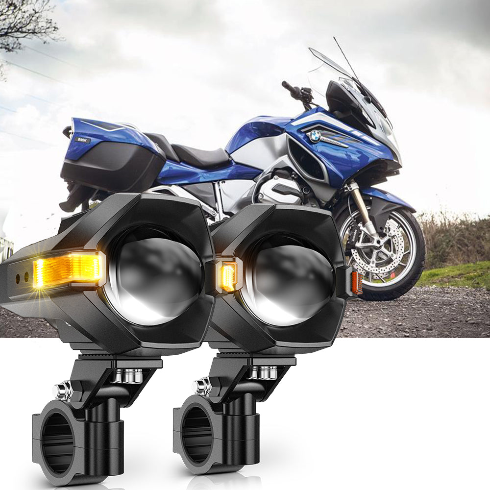 2015 BMW R 1200RT Motorcycle LED Spotlight Light 3+5 Light Modes MT8 Series