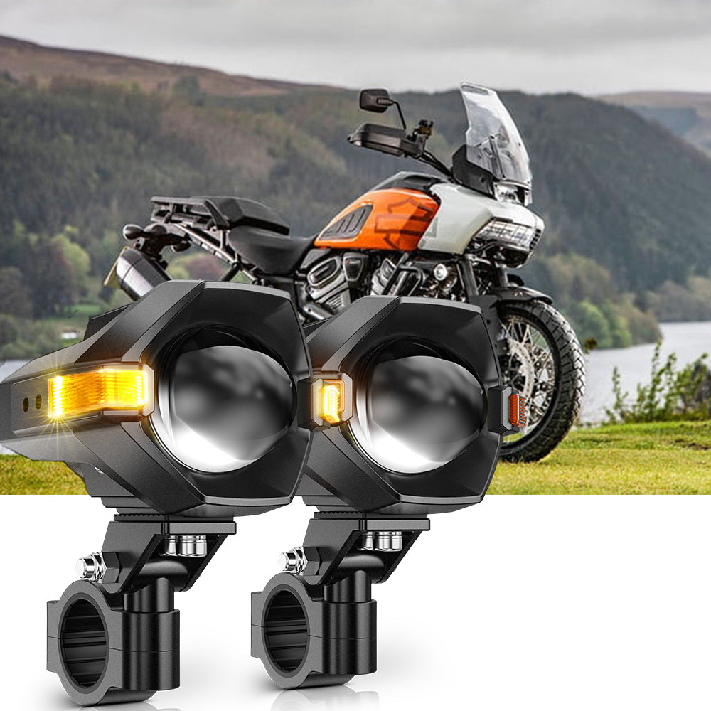 2021 Harley-Davidson Pan America 1250 Motorcycle LED Spotlight Light 3+5 Light Modes MT8 Series
