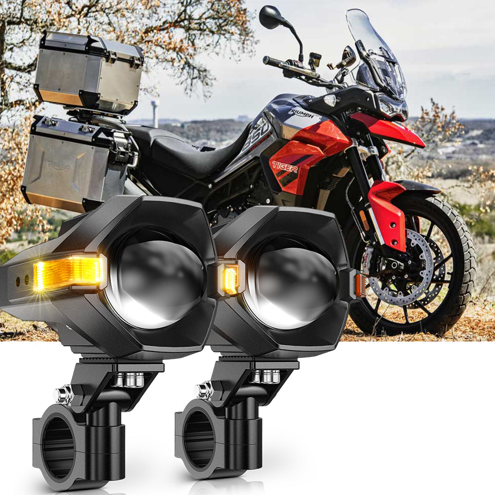 2021 Triumph Tiger 850 Sport Motorcycle LED Spotlight Light 3+5 Light Modes MT8 Series