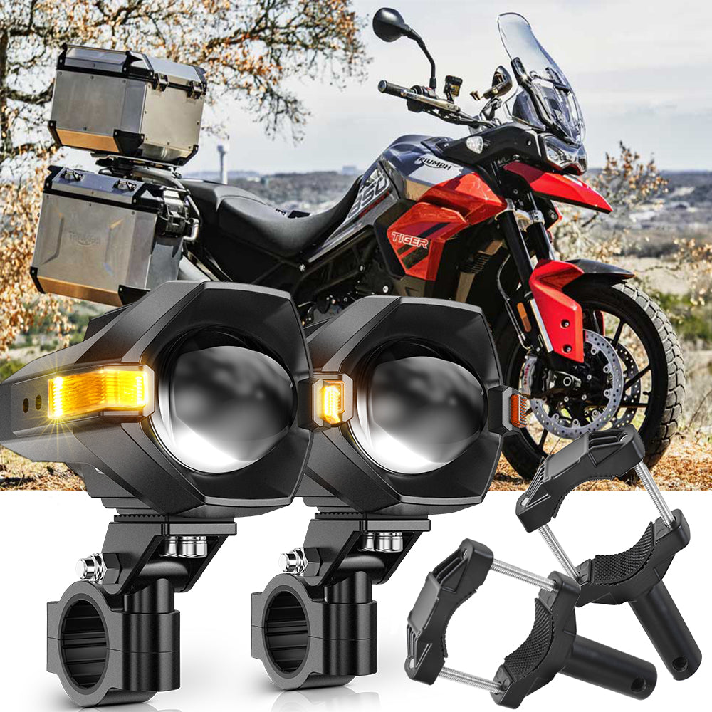 2021 Triumph Tiger 850 Sport Motorcycle LED Spotlight Light 3+5 Light Modes MT8 Series
