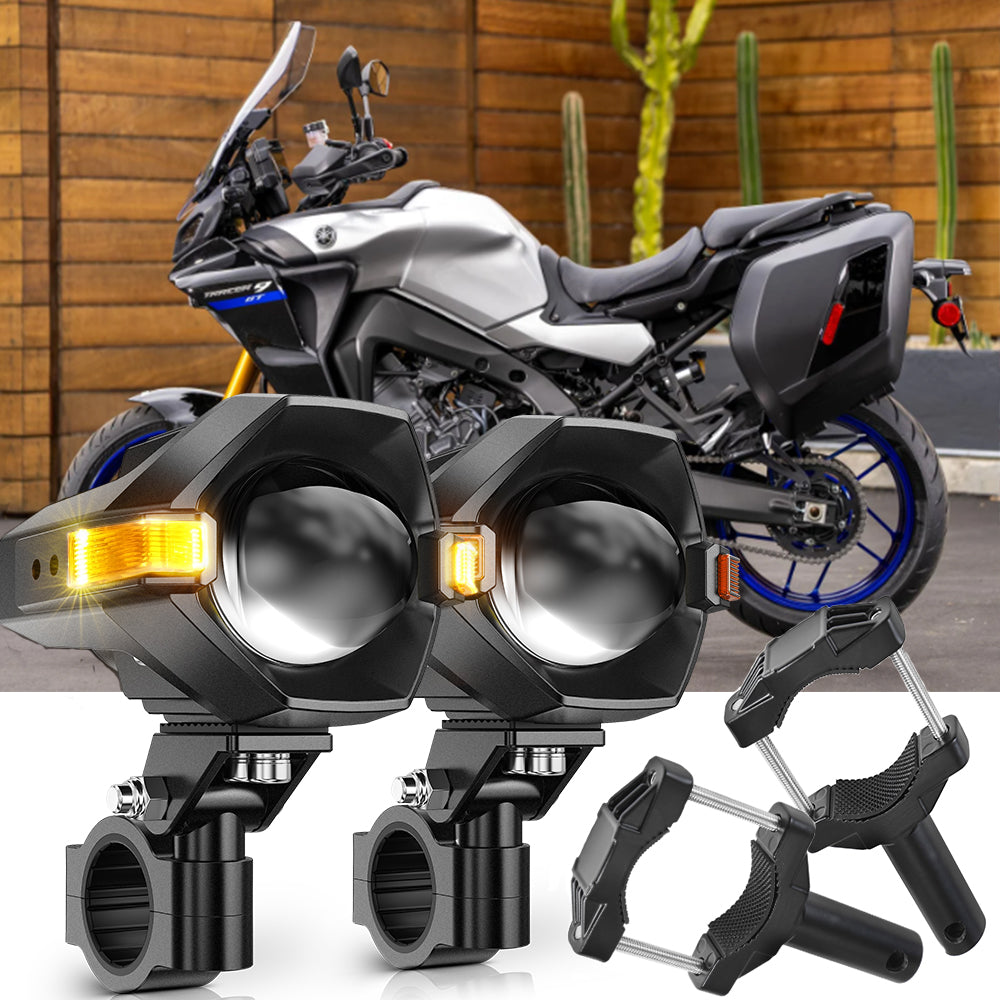 2021 Yamaha Tracer 9 GT Motorcycle LED Spotlight Light 3+5 Light Modes MT8 Series