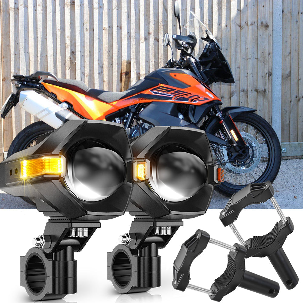 2023 KTM 890 Adventure Motorcycle LED Spotlight Light 3+5 Light Modes MT8 Series