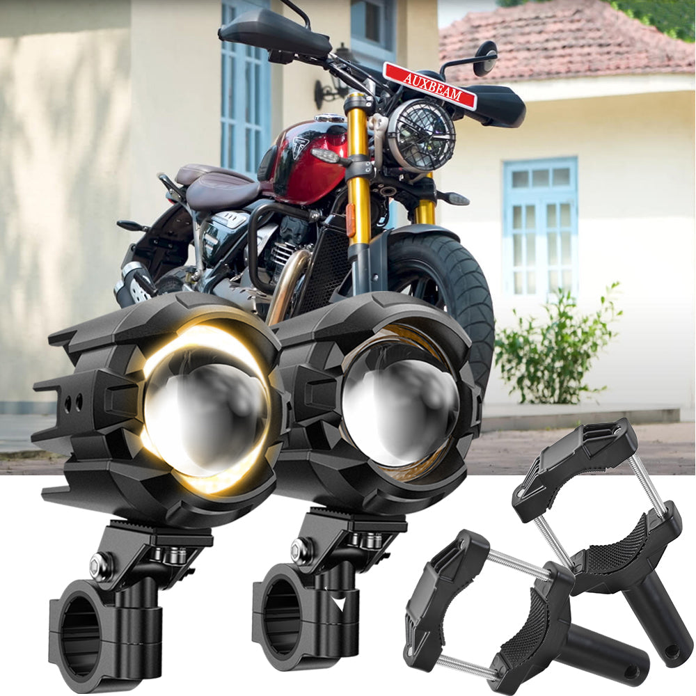 2023 Triumph Scrambler 400x Motorcycle LED Spotlight Light 3+5 Light Modes