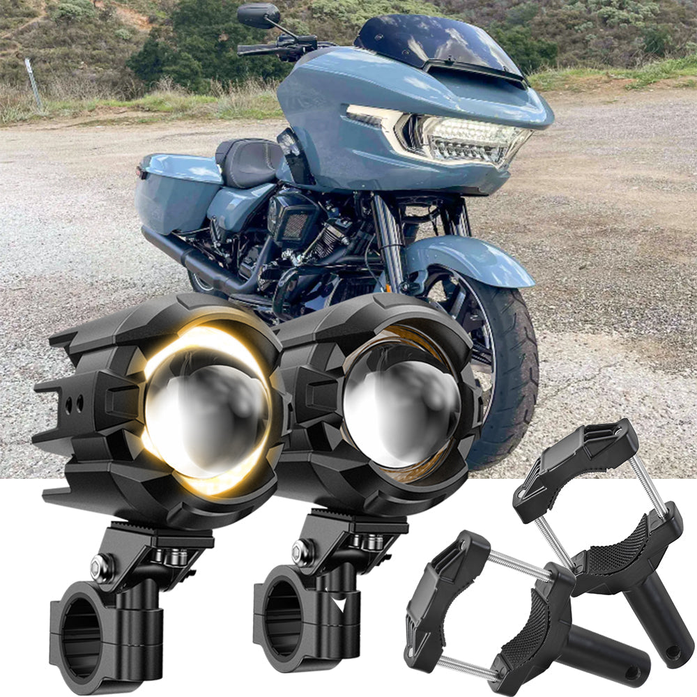 2024 Harley-Davidson Road Glide Motorcycle LED Spotlight Light 3+5 Light Modes