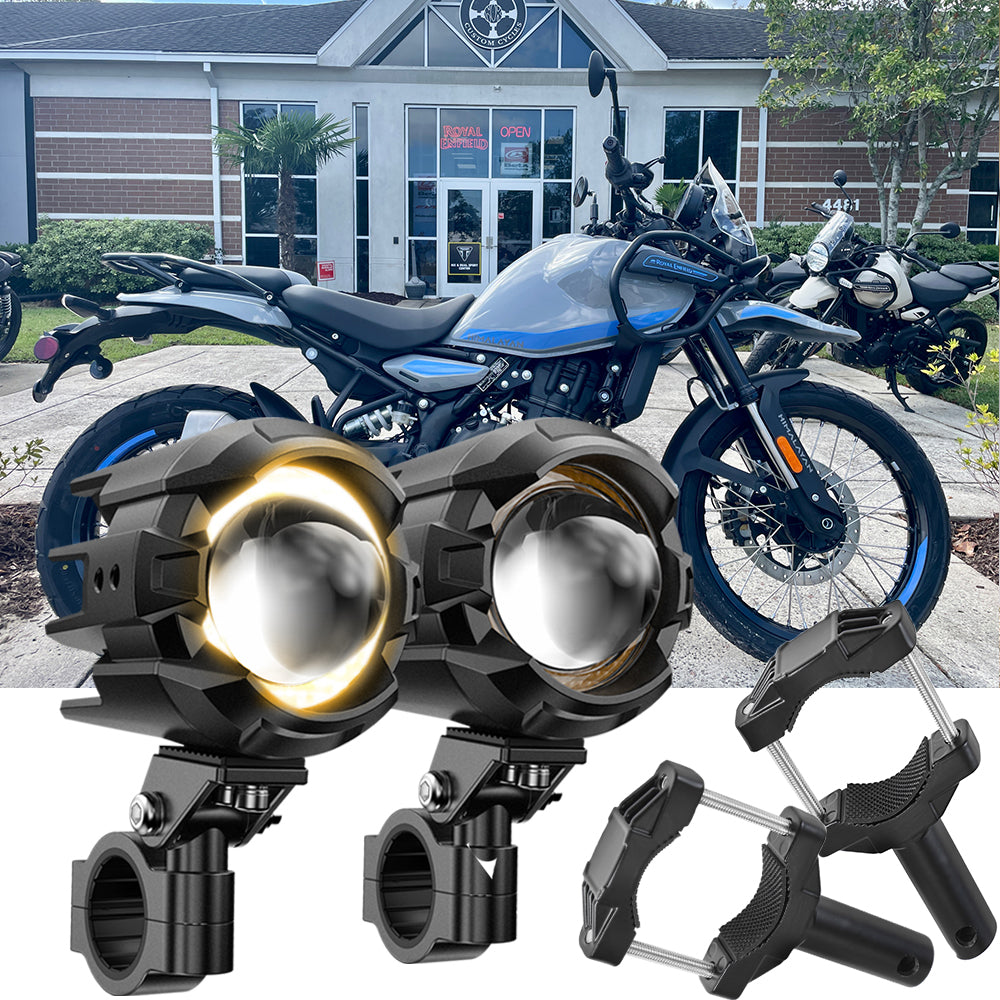 2025 Royal Enfield Himalayan 450 Motorcycle LED Spotlight Light 3+5 Light Modes