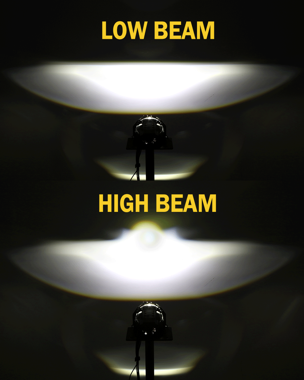 🆕3 Inch 158W Ultra-Brightness & Wider Light Pattern Triple Direct Bi-LED Projector Lens Headlight K9 Series- Retrofit Cutting Installation for Car | 2PCS/Set
