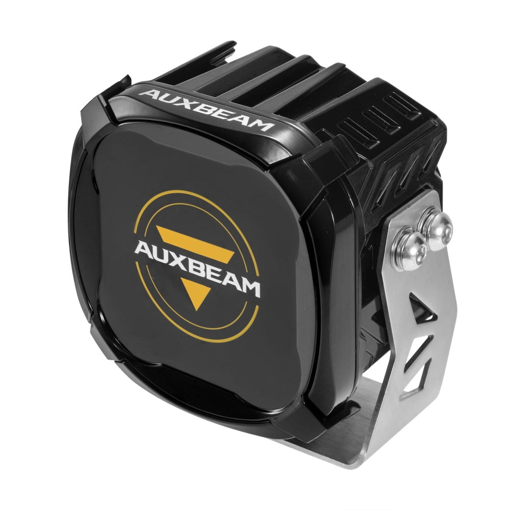 XP-ULTRA Series 4.5 Inch 128W 15200LM Spot Beam LED Pod Lights Off Road Lights with Amber DRL