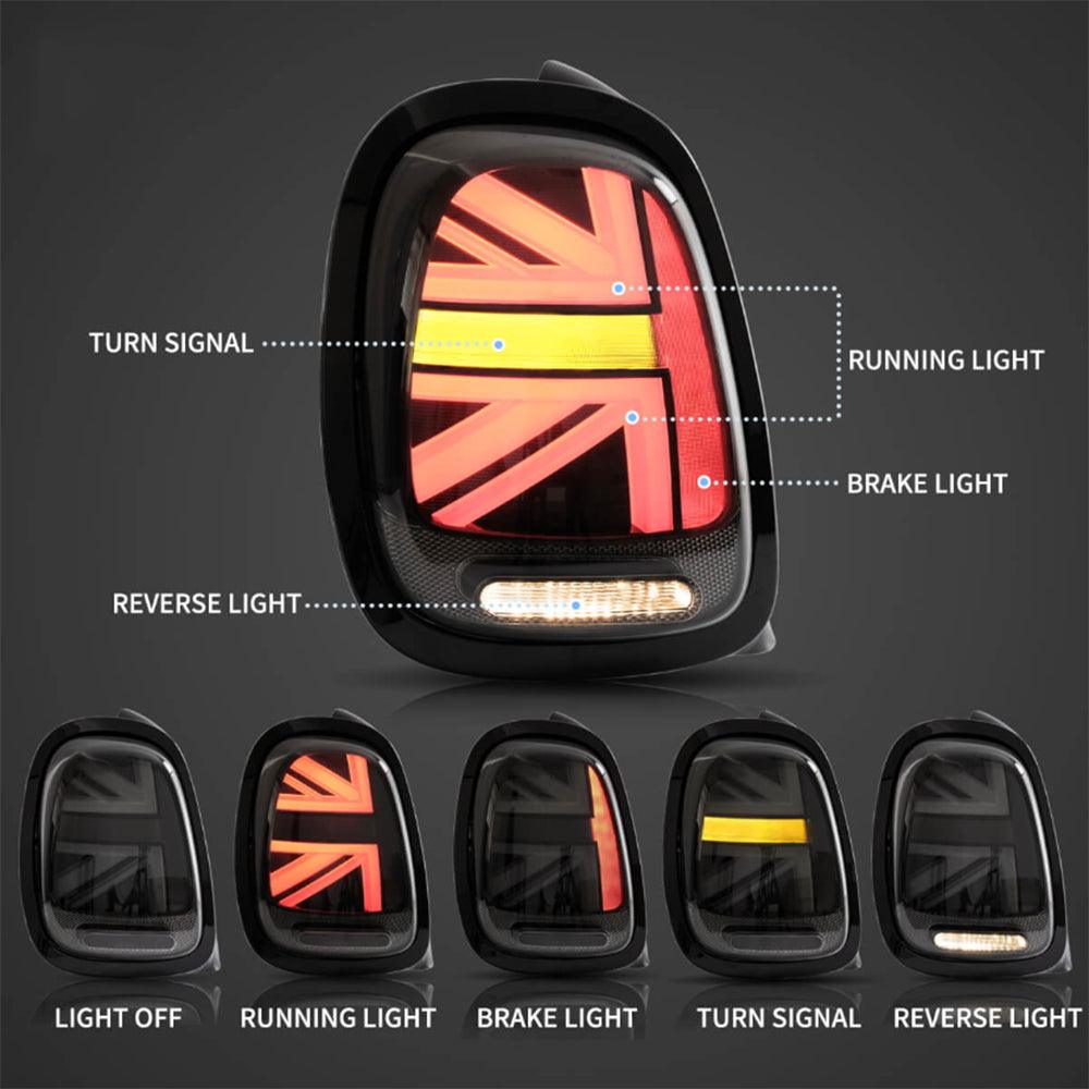 LED Tail Lights Assembly For 2014-2019 BMW Mini F-Series (F55/F56/F57)
