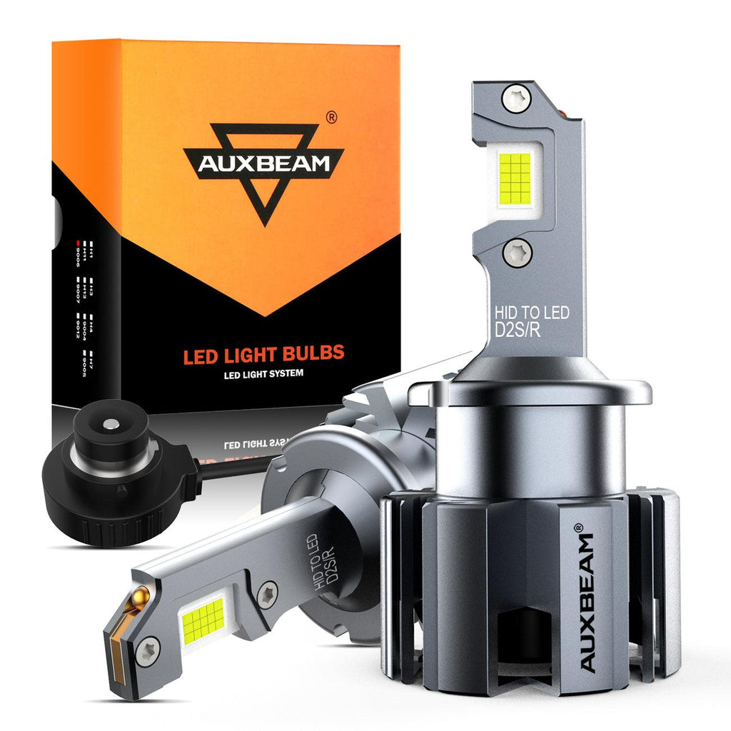 For 2007-2009 Mercedes-Benz CLK550 with HID headlamps LED Light Bulbs High Low Beam Bundle