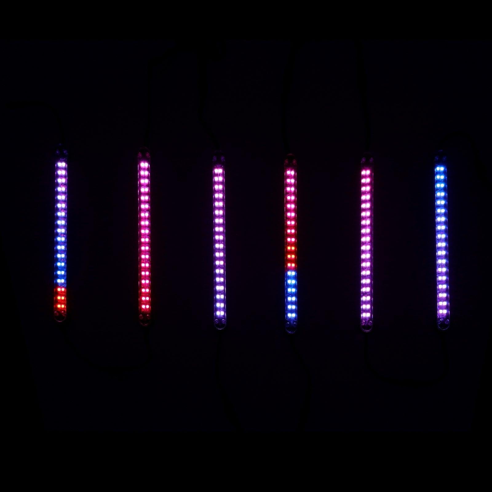 Magic Dream Color RGB Underglow Lights LED Strip Lights Kit with Bluetooth APP & Wireless Remote Control with Brake Light Function for ATV UTV